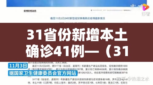 31省份新增本土确诊41例—(31省份新增确诊病例49例其中本土病例24例) 31省份新增本土确诊41例—(31省份新增确诊病例49例其中本土病例24例)
