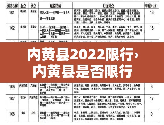 内黄县2022限行›内黄县是否限行